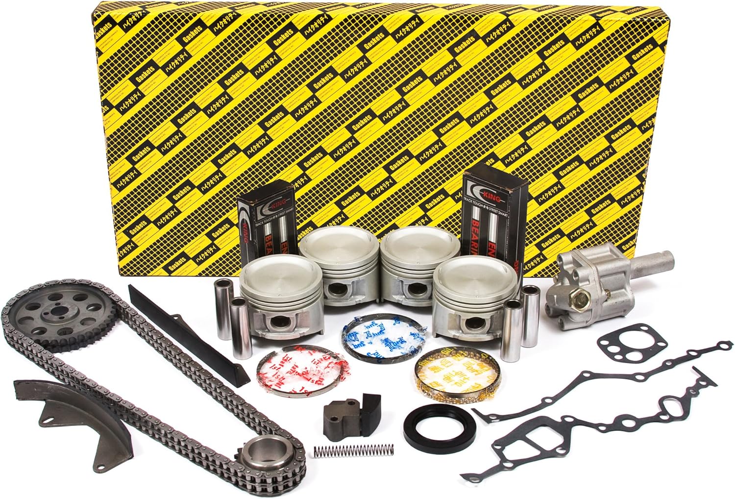 Evergreen OK3001/0/1/1 Fits 83-88 Nissan 720 D21 Pathfinder 2.4L SOHC Z24 Engine Rebuild Kit
