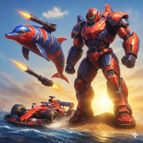 Flying Dolphin Robot Game: Multiple Robot Transformation