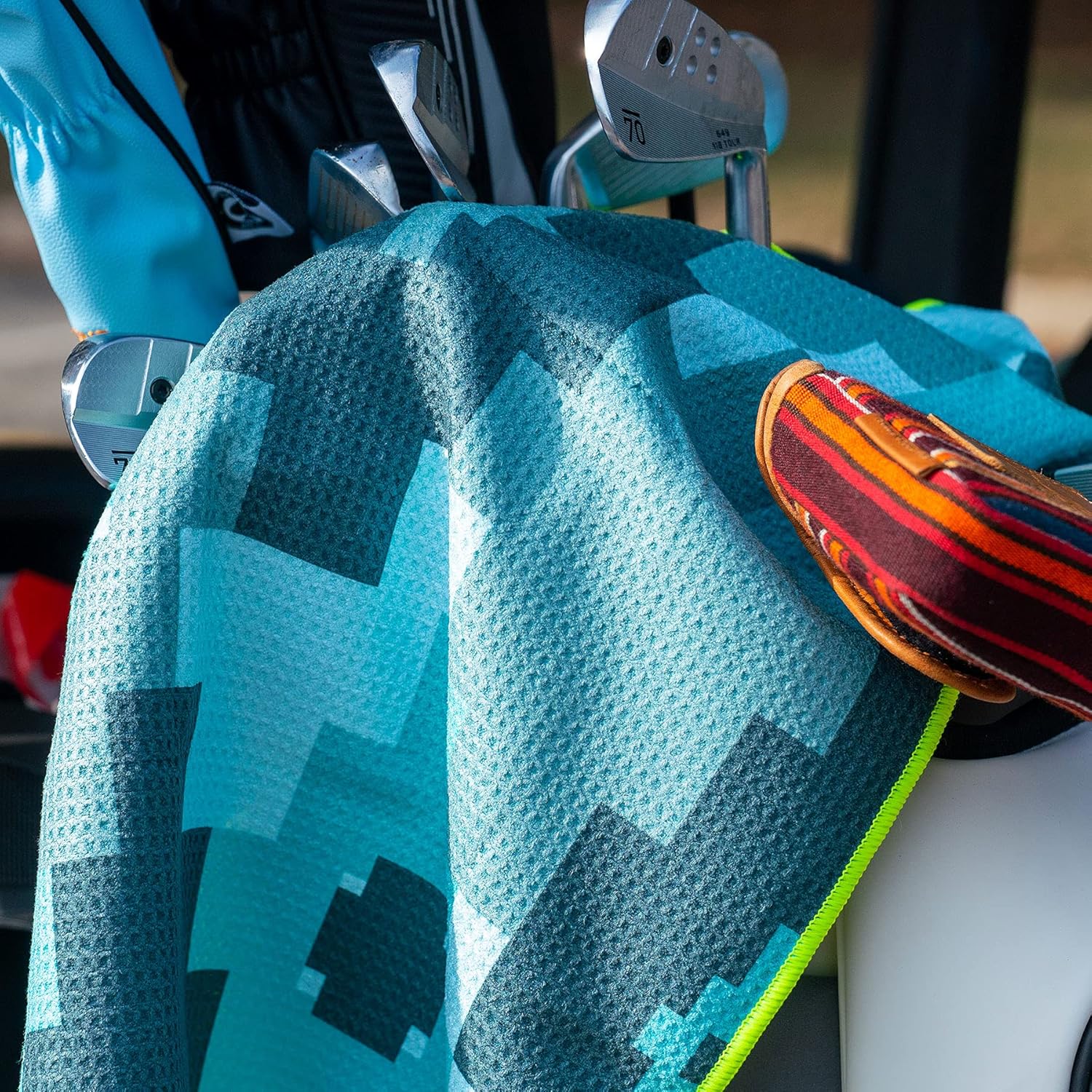 review Raised by Coyotes Golf Towel - Large 39