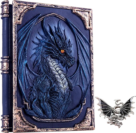 Handmade Cute Owl In Tree Hole 3D Journal,Resin Engraving Notebook