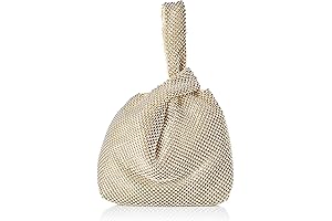 Womens Logan Mesh Pouch Evening Bag | Gold Evening Bags For Women Formal