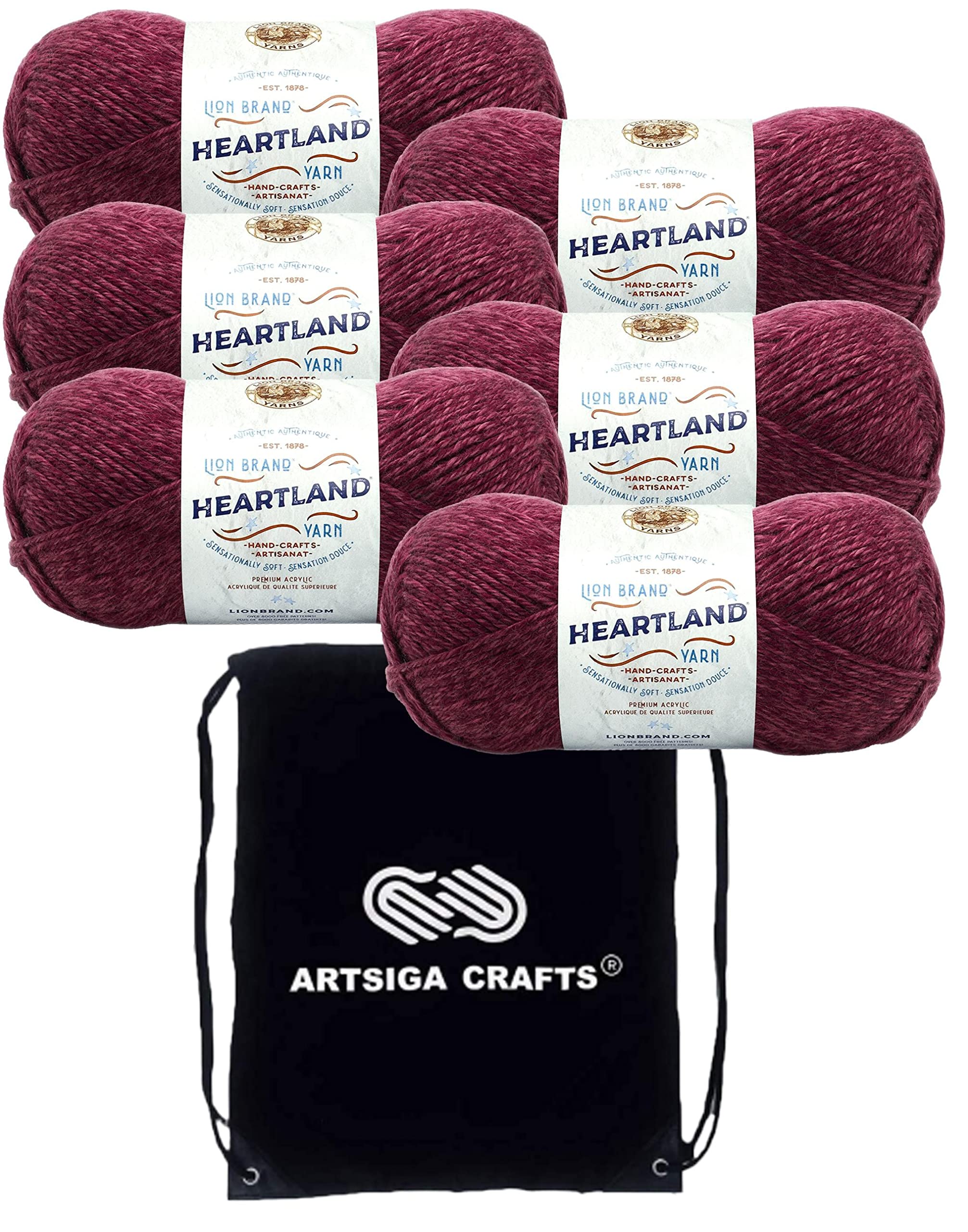 Amazon.com: Lion Brand Heartland Badlands 136-148 (6-Skeins - Same