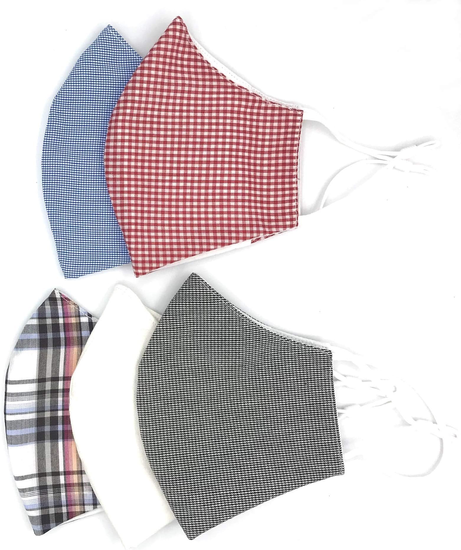PMR Fashion Cotton face Masks Multiple Pack of 5