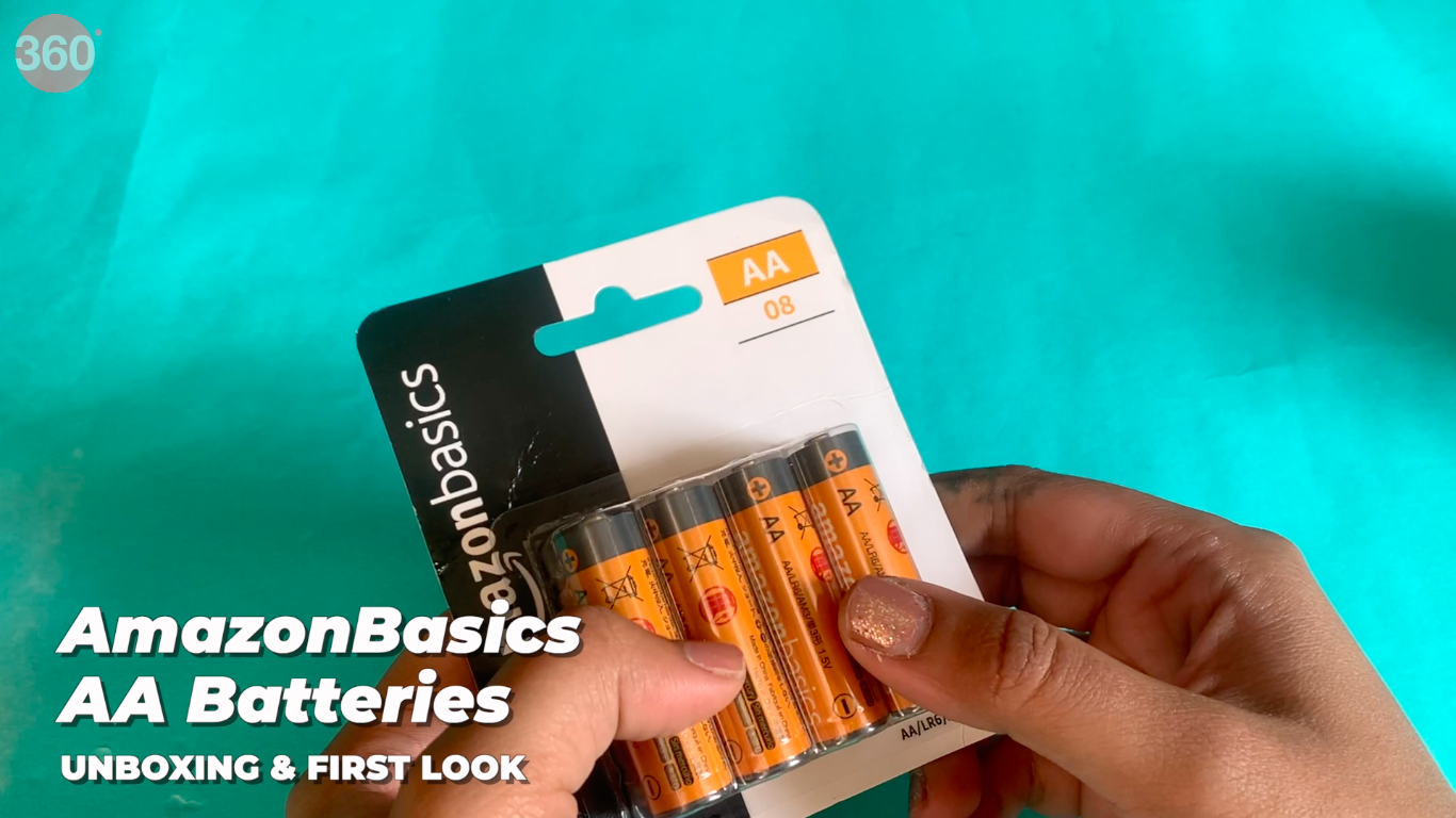 AmazonBasics AA NonRechargeable Batteries First Look
