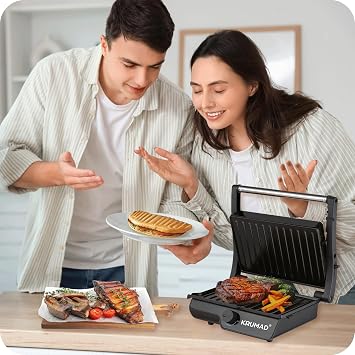 KRUMAD Contact grill sandwich maker electric grill mini plate grill