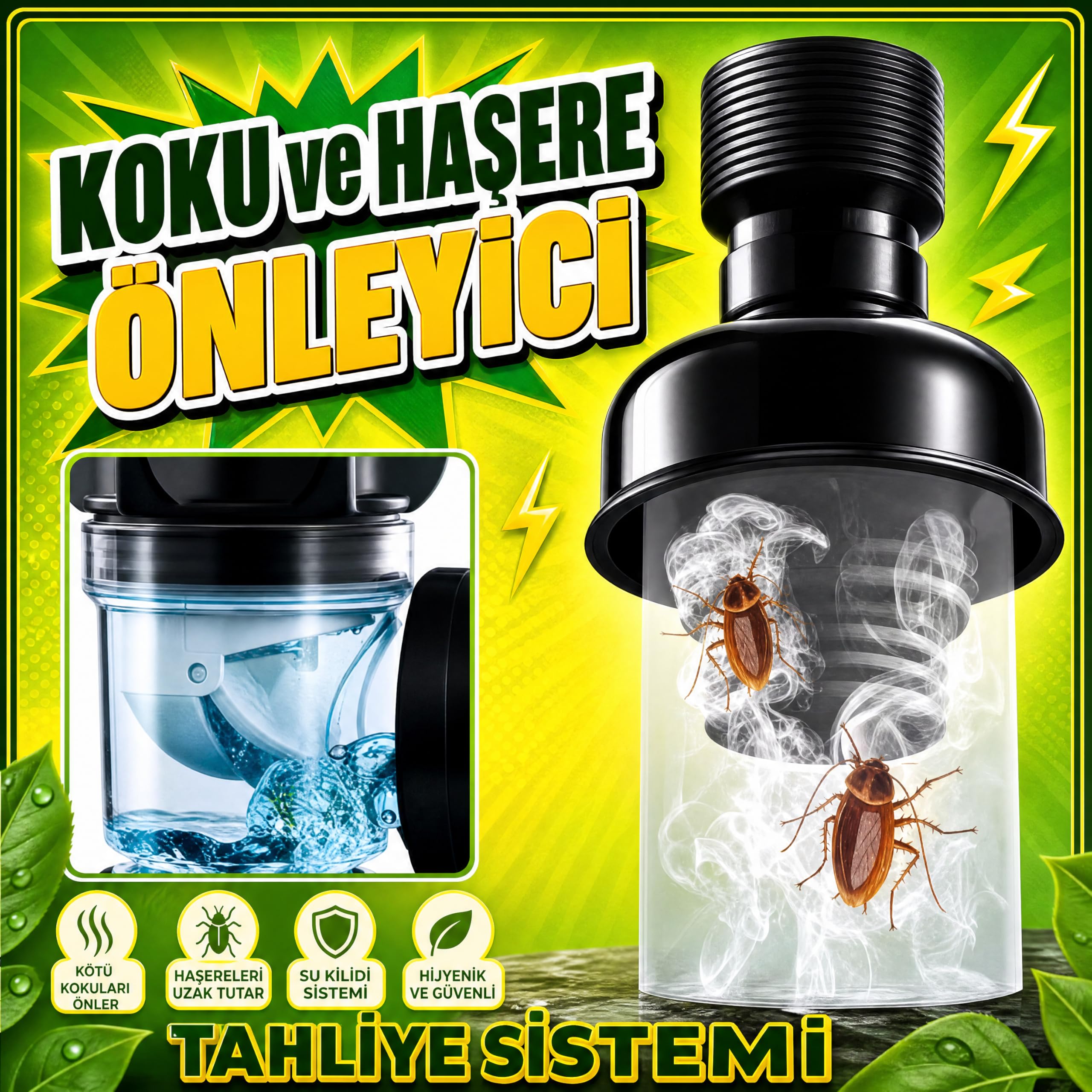 Koku Haşere önleyici banyo lavabo gider Borusu, kolay kurulum, genişletilebilir banyo ve lavaboları için lavabo uzatma borusu