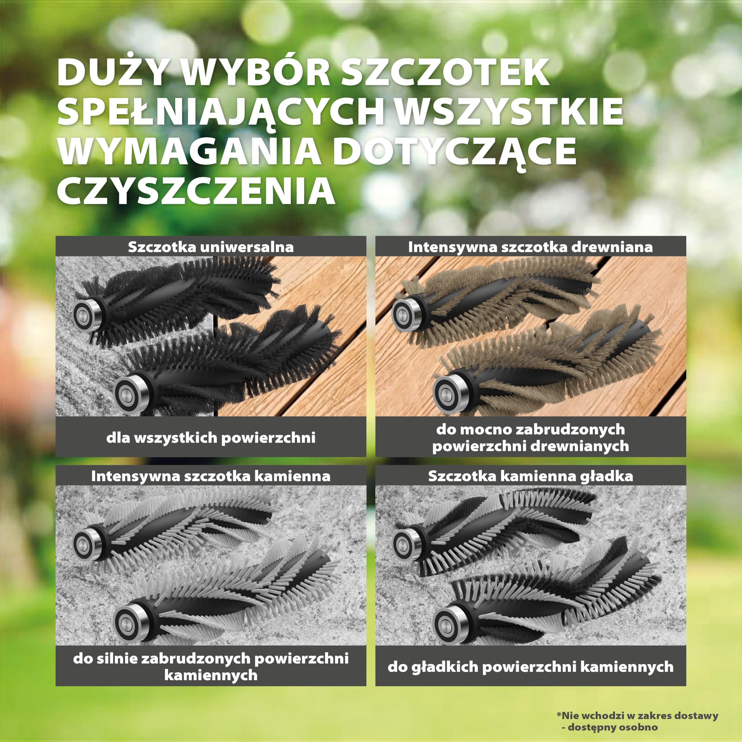 WAGNER wielofunkcyjnemu urządzeniu do czyszczenia tarasów Levaro Powerbrush 18V (Bateria i ładowarka nie są dołączone) - do nieskomplikowanego sprzątania konserwacyjnego obszarów zewnętrznych
