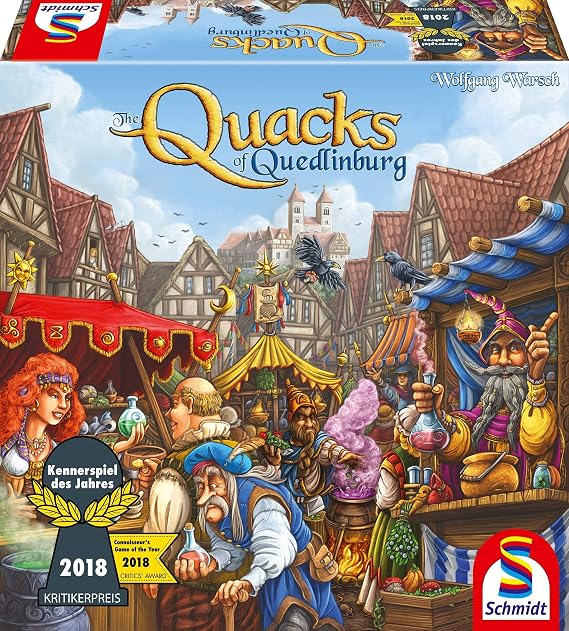 Schmidt | Quacks of Quedlinburg | Board Game | Ages 10+ | 2-4 Players | 45 Minutes Playing Time