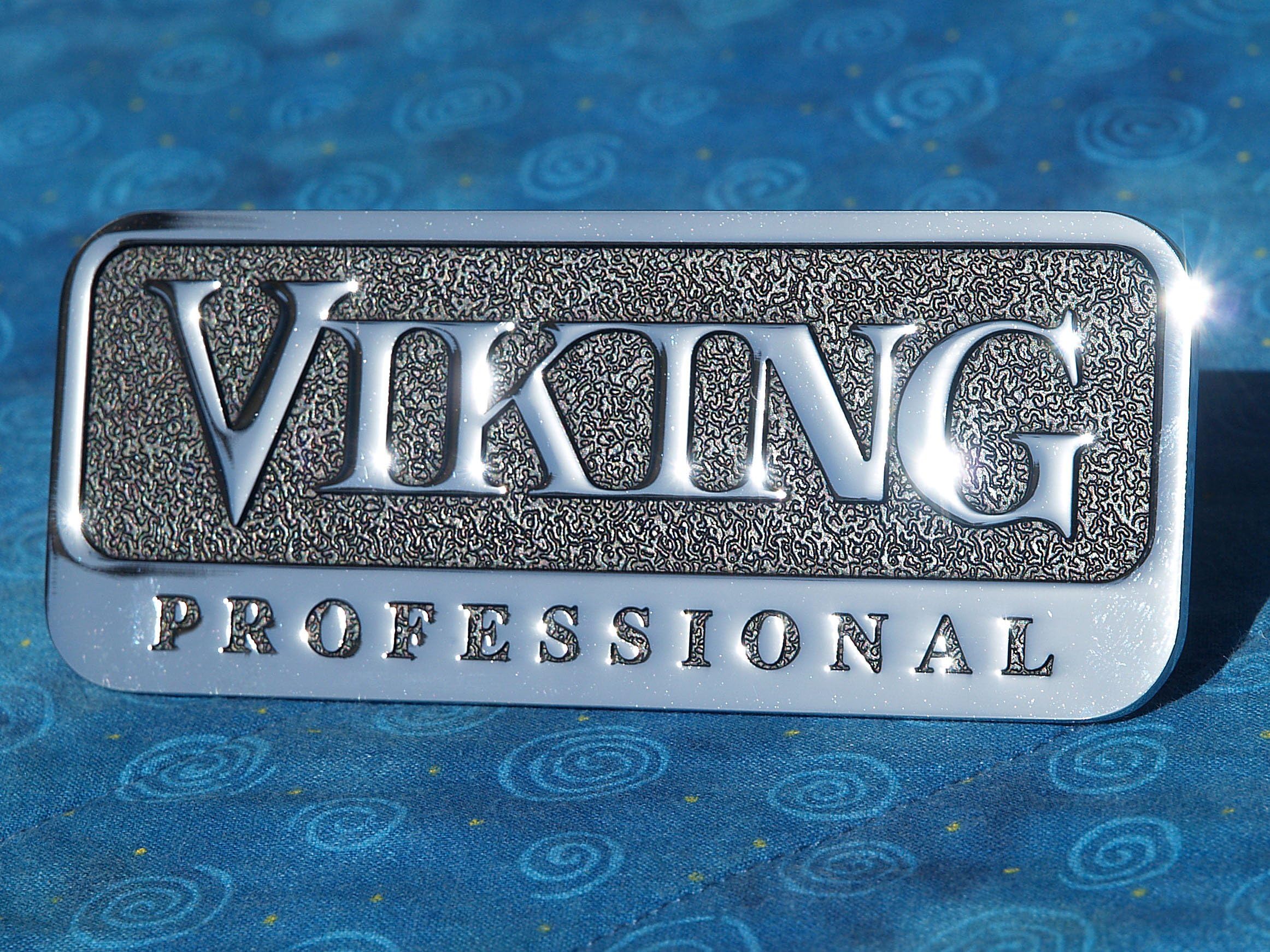 Viking Professional Metal Emblem (4.5 inch with Adhesive Back)