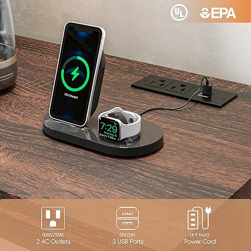 Miniatura 4 de TOLEAD Soporte de TV de granja para TV de más de 65 pulgadas, centro de entretenimiento de granja, centro de entretenimiento de 34 pulgadas de alto,