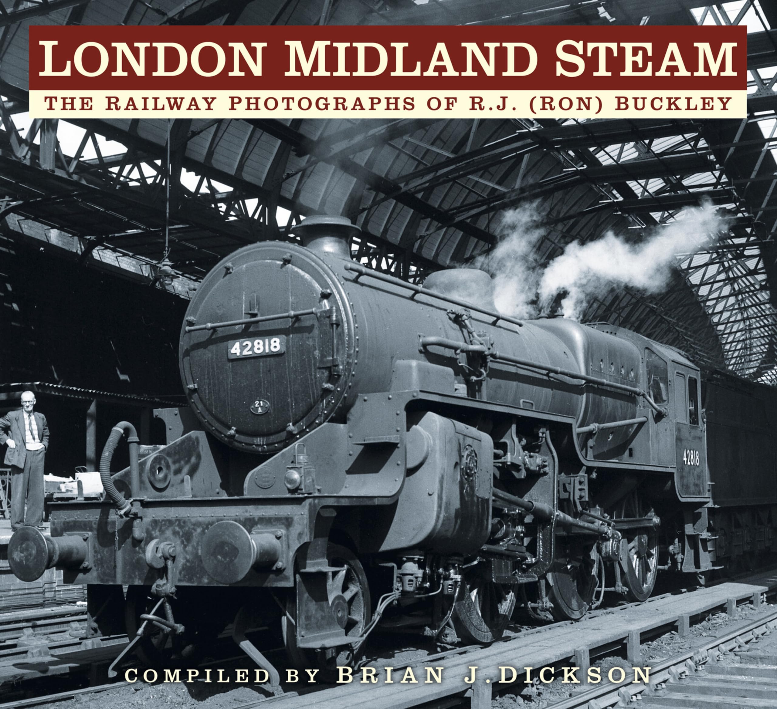 London Midland Steam beau livre de table basse trains anciens Buckley