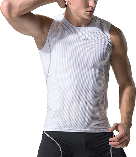 Miniatura 2 de bpbtti Camiseta interior de ciclismo para hombre, sin mangas, de secado rápido, ligera, para deportes, camisetas sin mangas
