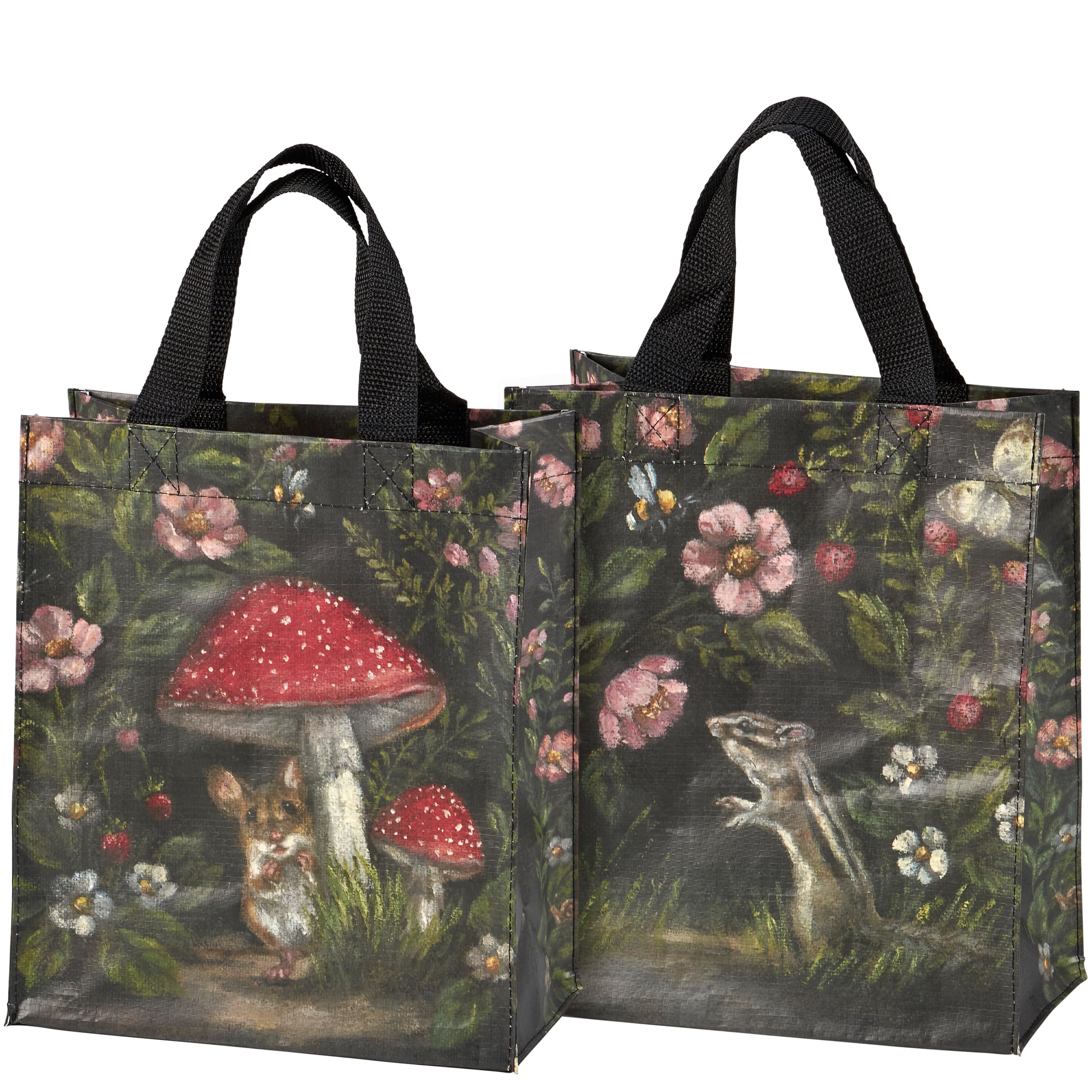 Primitives By Kathy Unisex Daily Tote Bag - Double-Sided Bee & Sunflower Design, 15.5" X 15.25" X 6"