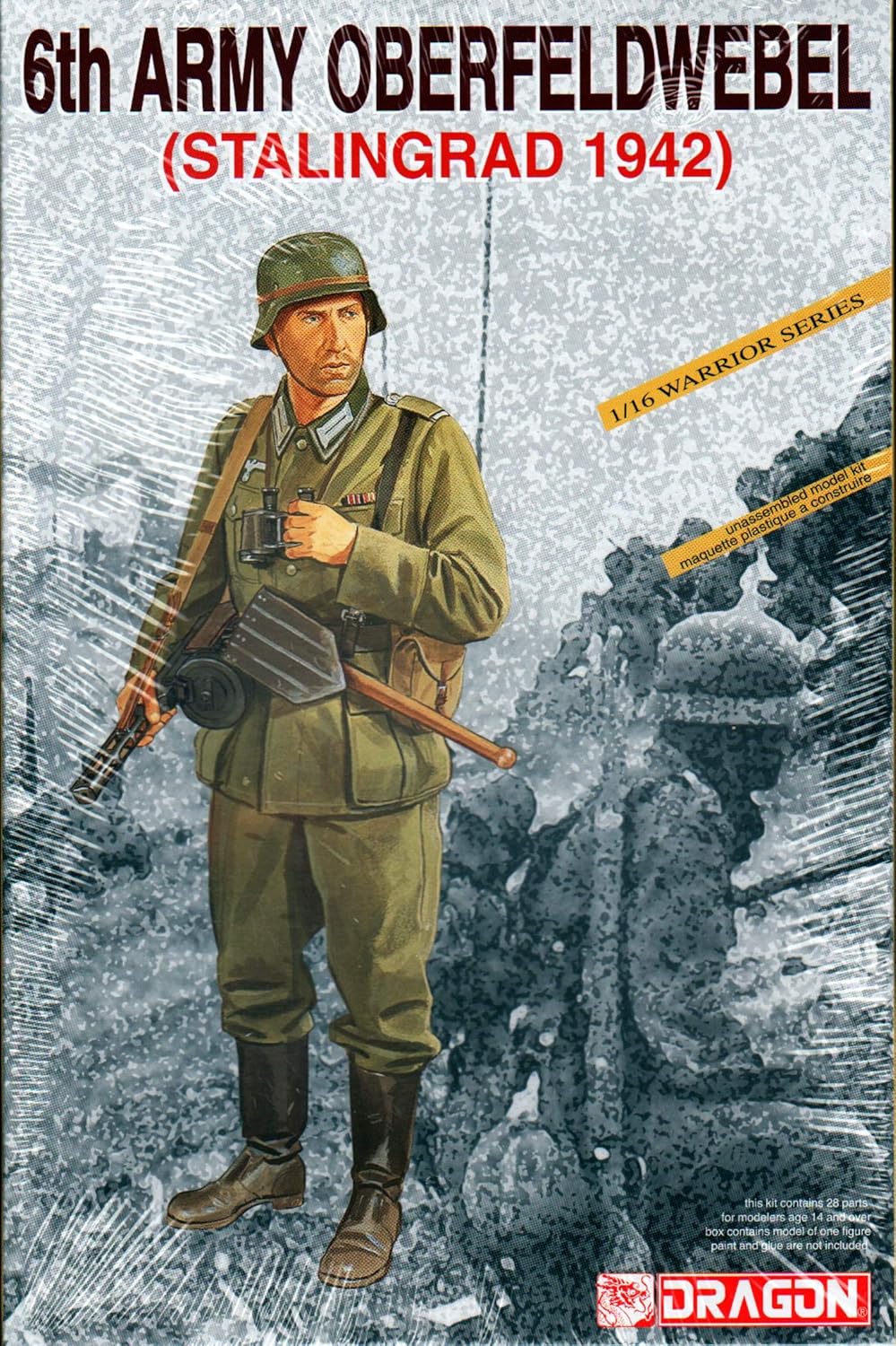 DML1626 1:16 Dragon 6th Army Oberfeldwebel (Stalingrad 1942) Figure [MODEL BUILDING KIT]