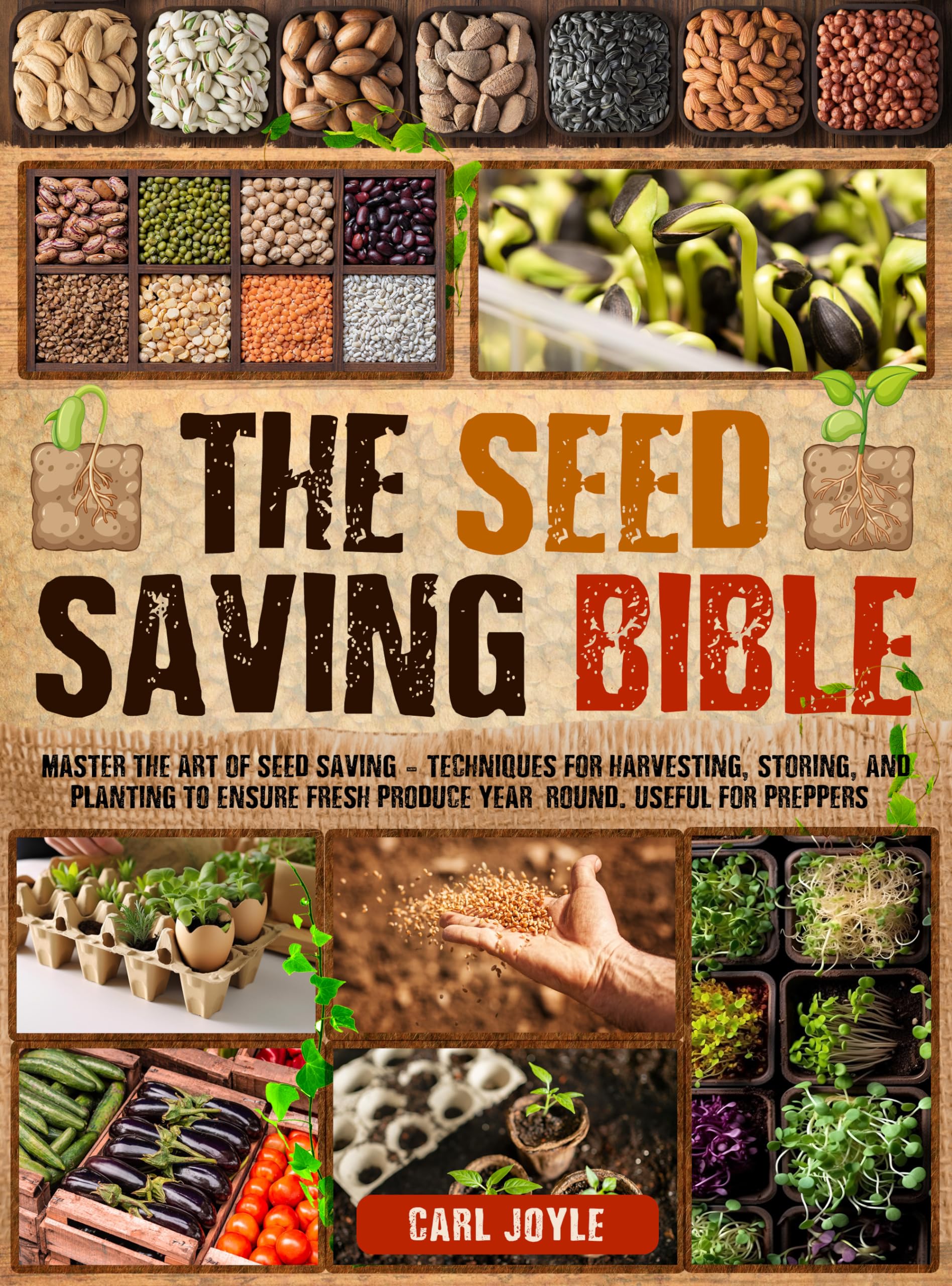 The Seed Saving Bible: Master the Art of Seed Saving. Techniques for Harvesting, Storing, and Planting to Ensure Fresh Produce Year-Round. Also useful for preppers.