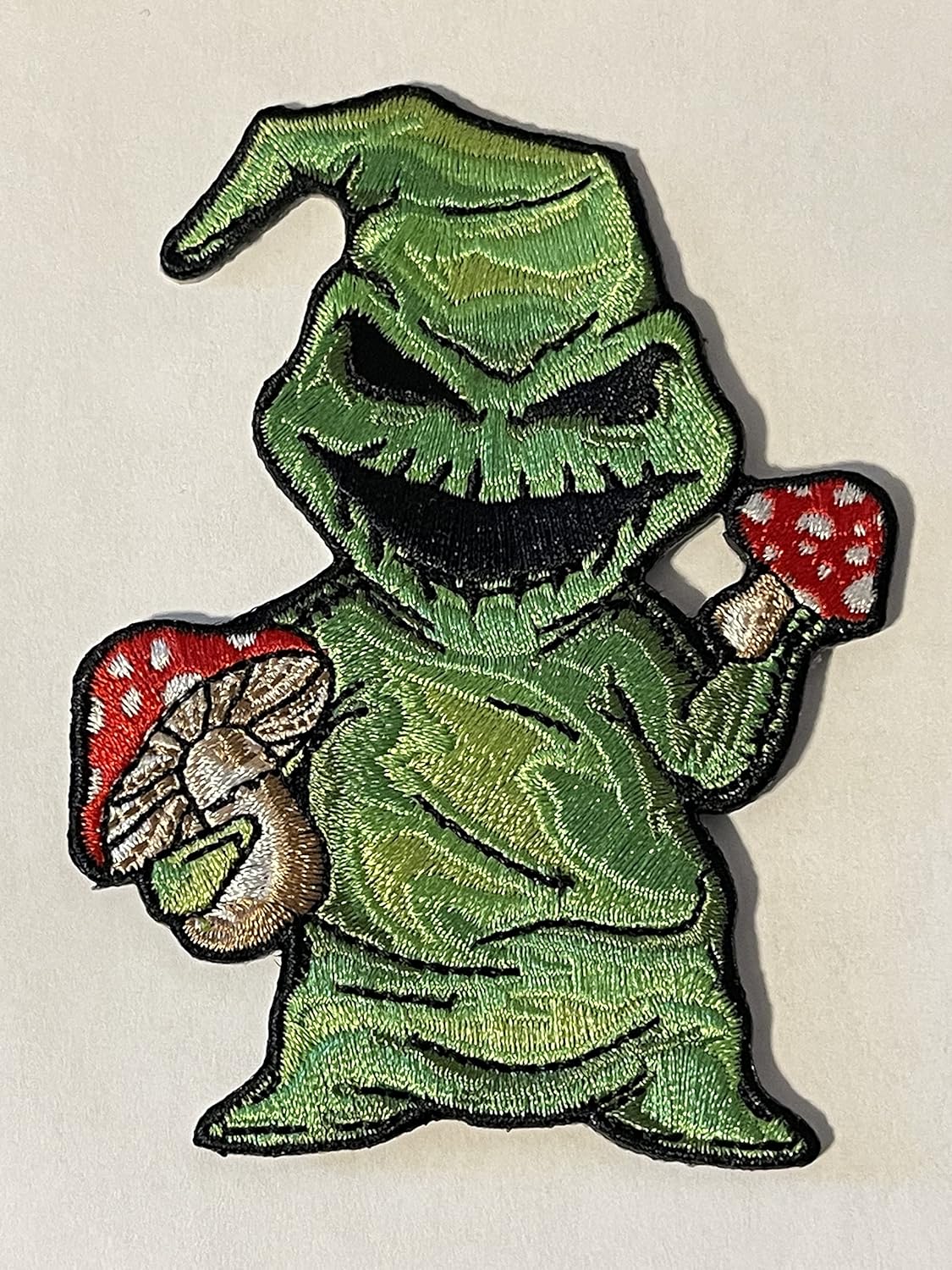 Magic Mushroom Psilocybin Hippy Trippy 420 Oogie Mushroom Movie Patch Iron On