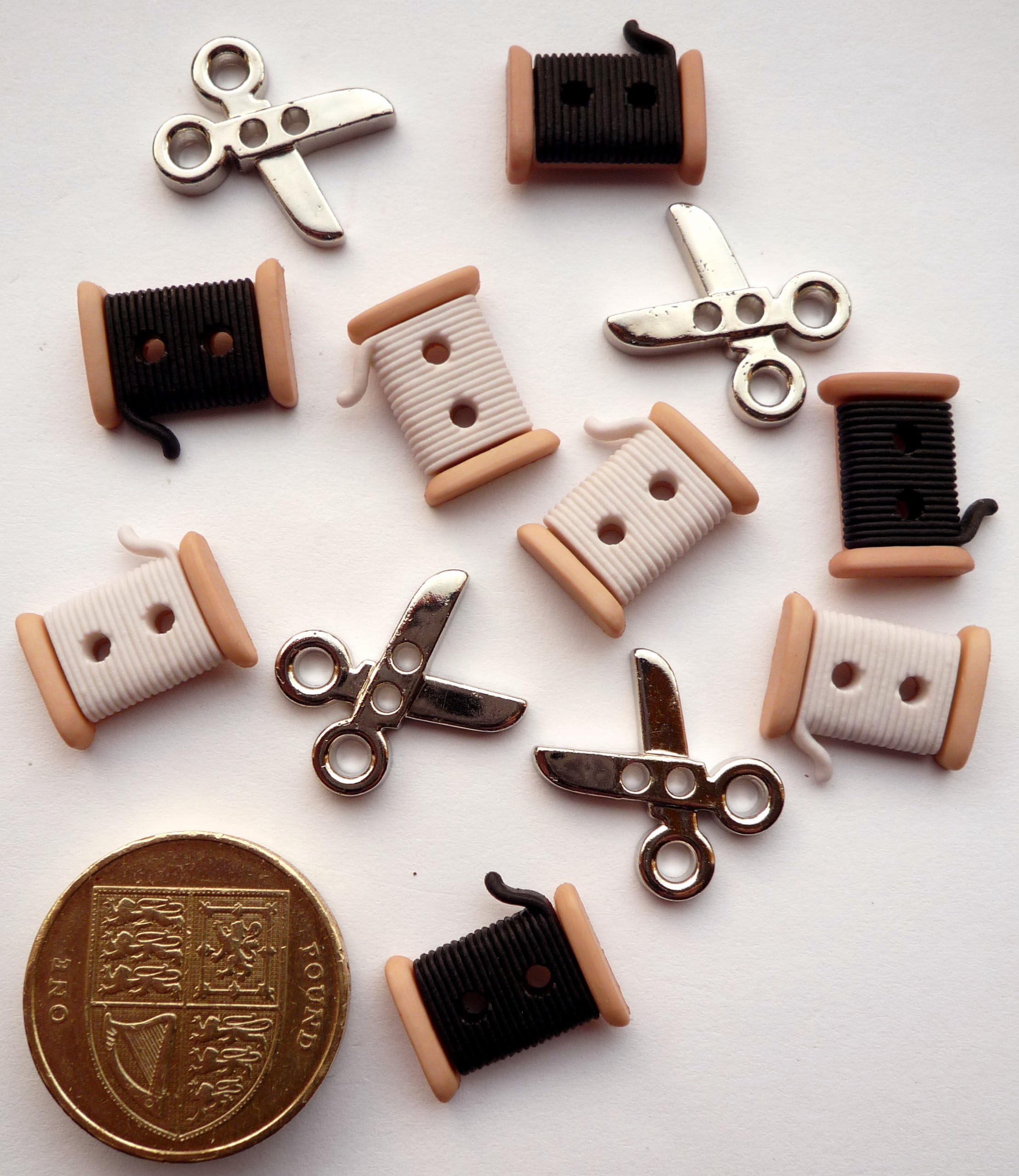 Sew Cute Sewing - Novelty Craft Buttons & Embellishments by Dress It Up