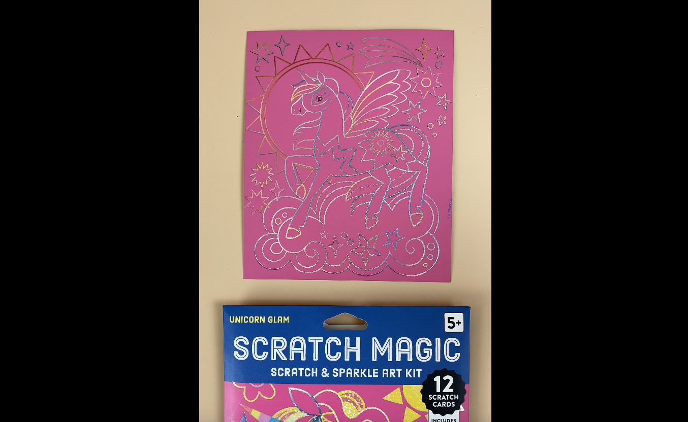 Amazon.com: Mudpuppy Unicorn Magic - Scratch & Sparkle Art