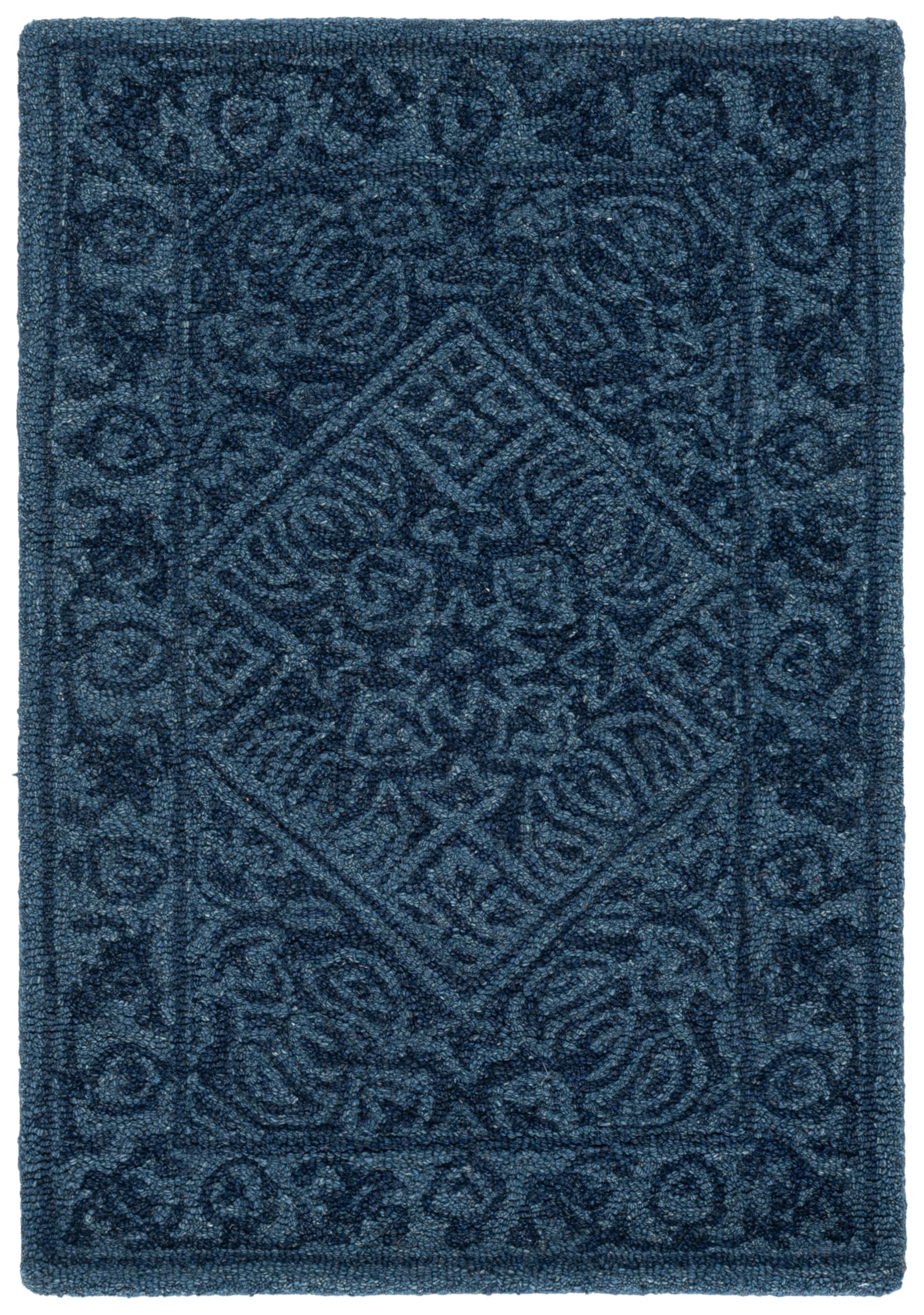 Tapis Safavieh bleu marine compact 61x91 cm facile à nettoyer