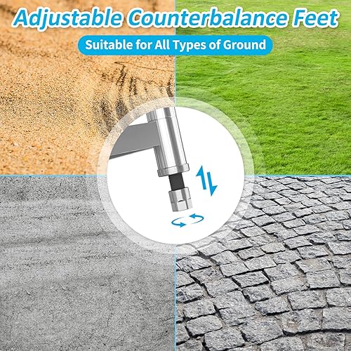 Miniatura 5 de Fregadero de acero inoxidable de 22 pulgadas, fregadero de lavandería con gabinete, estación de fregadero al aire libre para césped y jardín