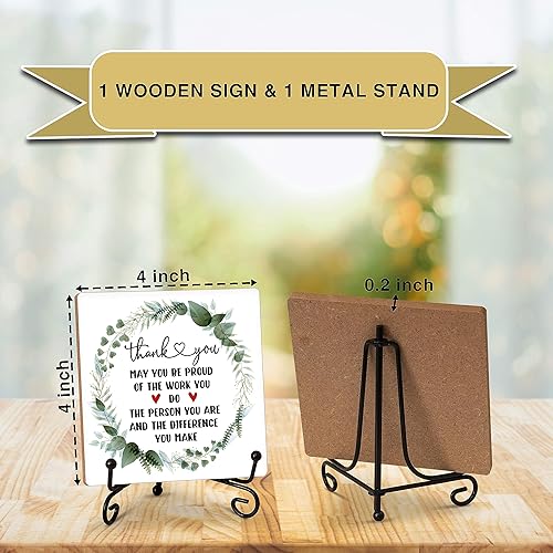 Miniatura 2 de Regalos de agradecimiento para mujeres y hombres, decoración de agradecimiento, letreros de escritorio de oficina con texto en inglés "May You Be