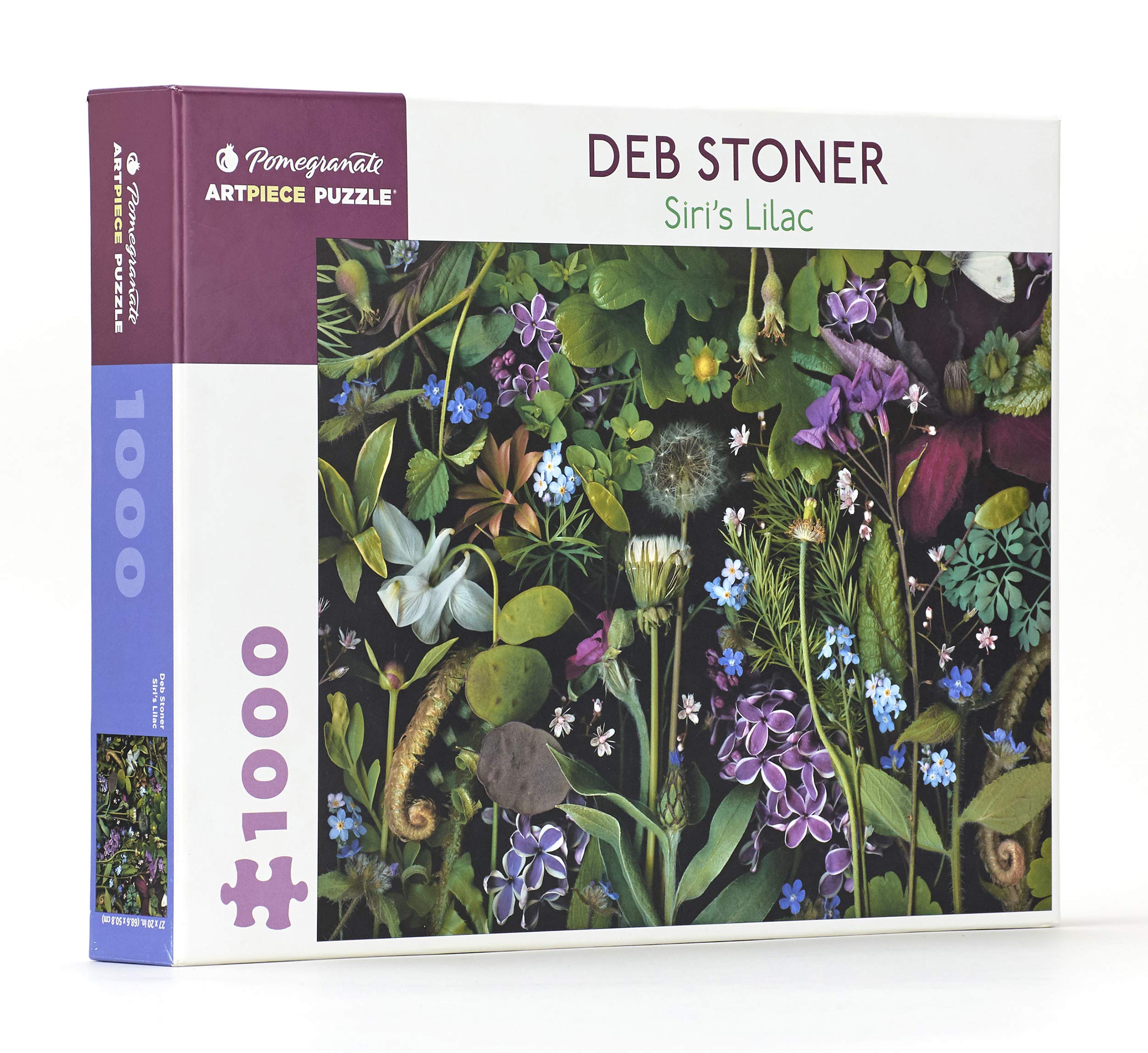 Pomegranate 1000-Piece Jigsaw Puzzle for Adults, Deb Stoner's Siris' Lilac, Matte Finish, Snug Fit