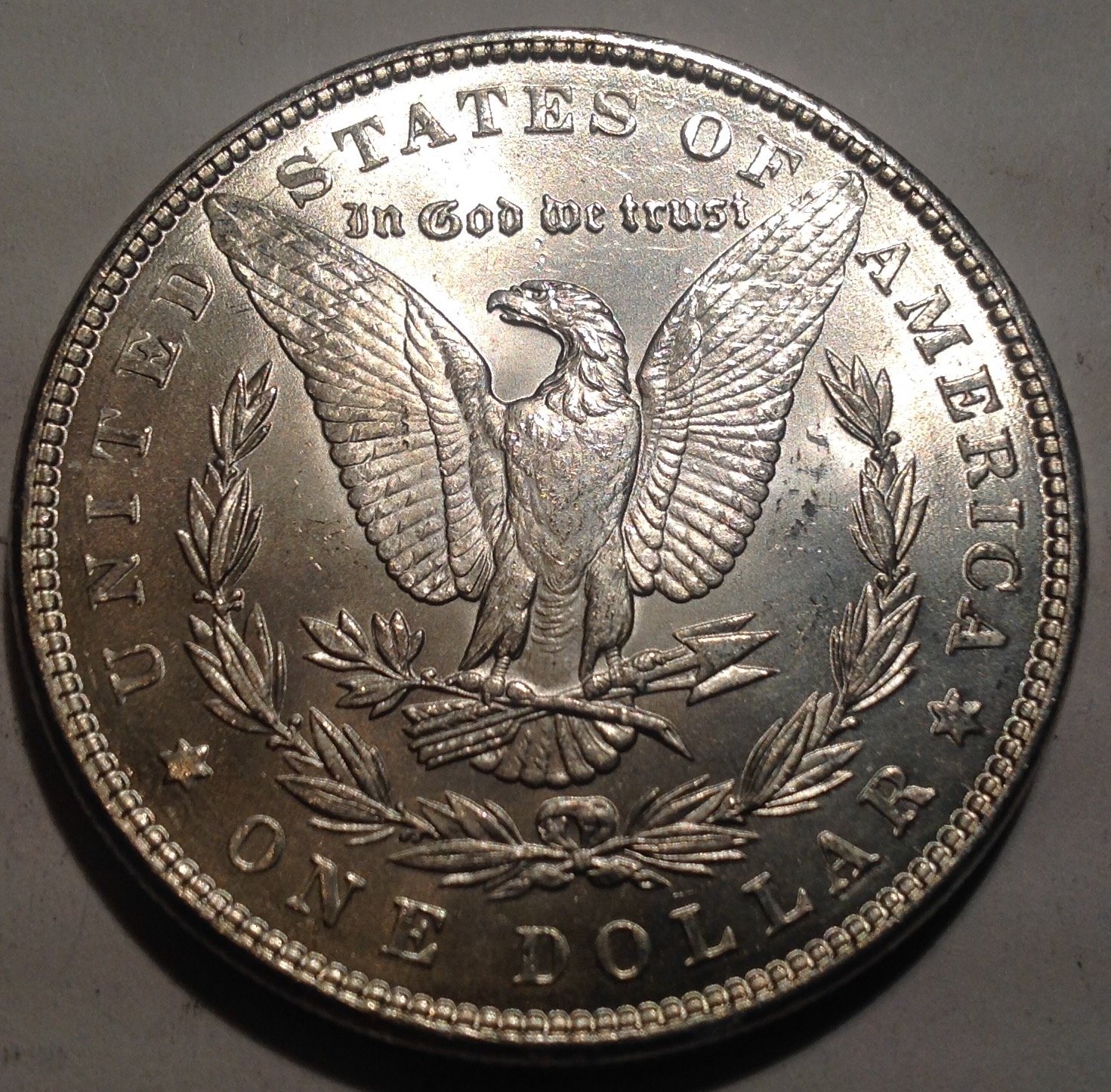 1886 P Morgan Silver MS64 Dollar NGC Mint State