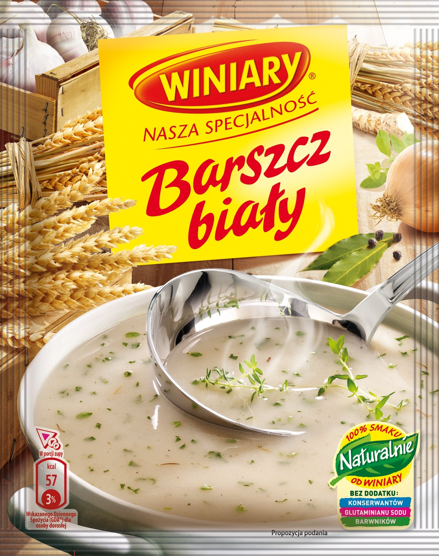 Winiary Instant White Borscht Fix 3-pack 3x66g/3x2.32oz