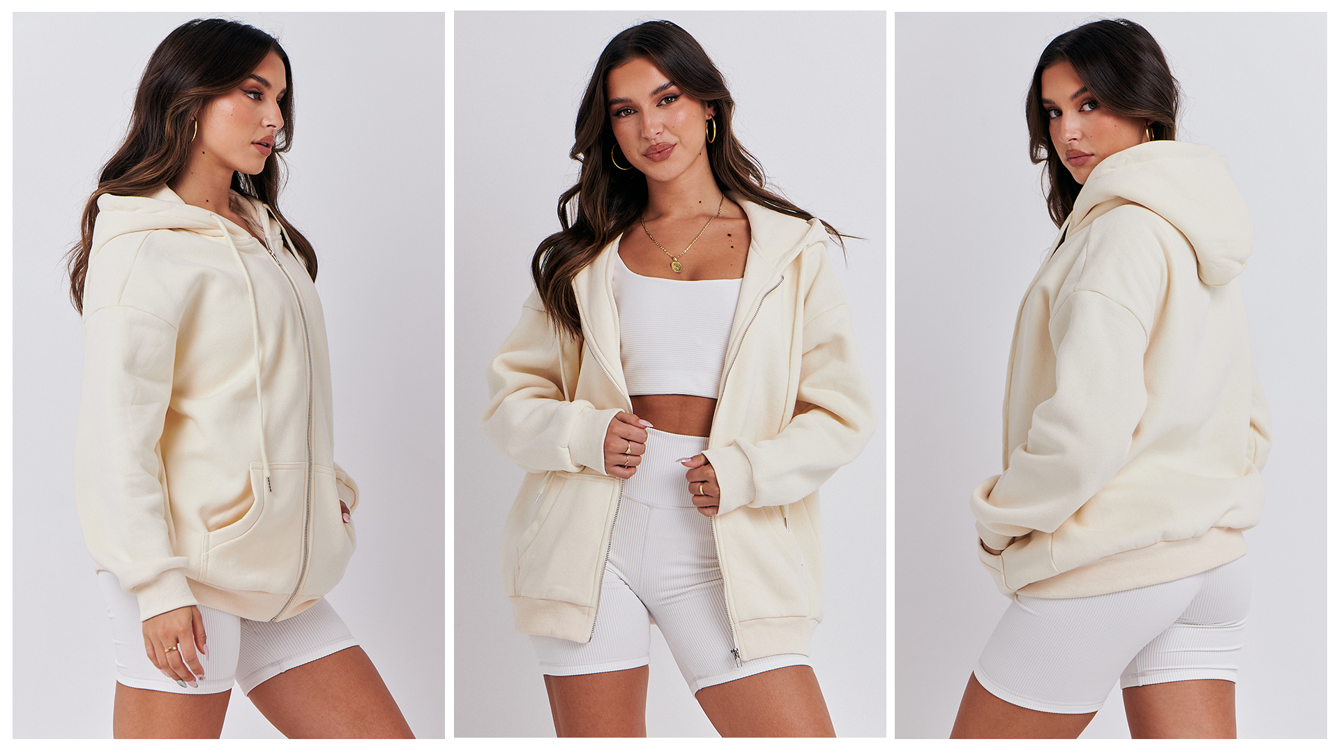 トップス 2000archives HOODIE ZIP UP (IVORY) ALL - OUTER - 2000 Archives