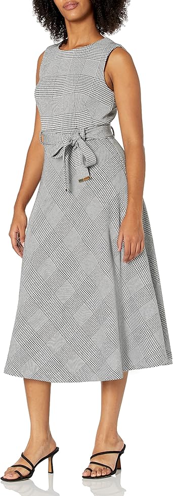 calvin klein belted dress