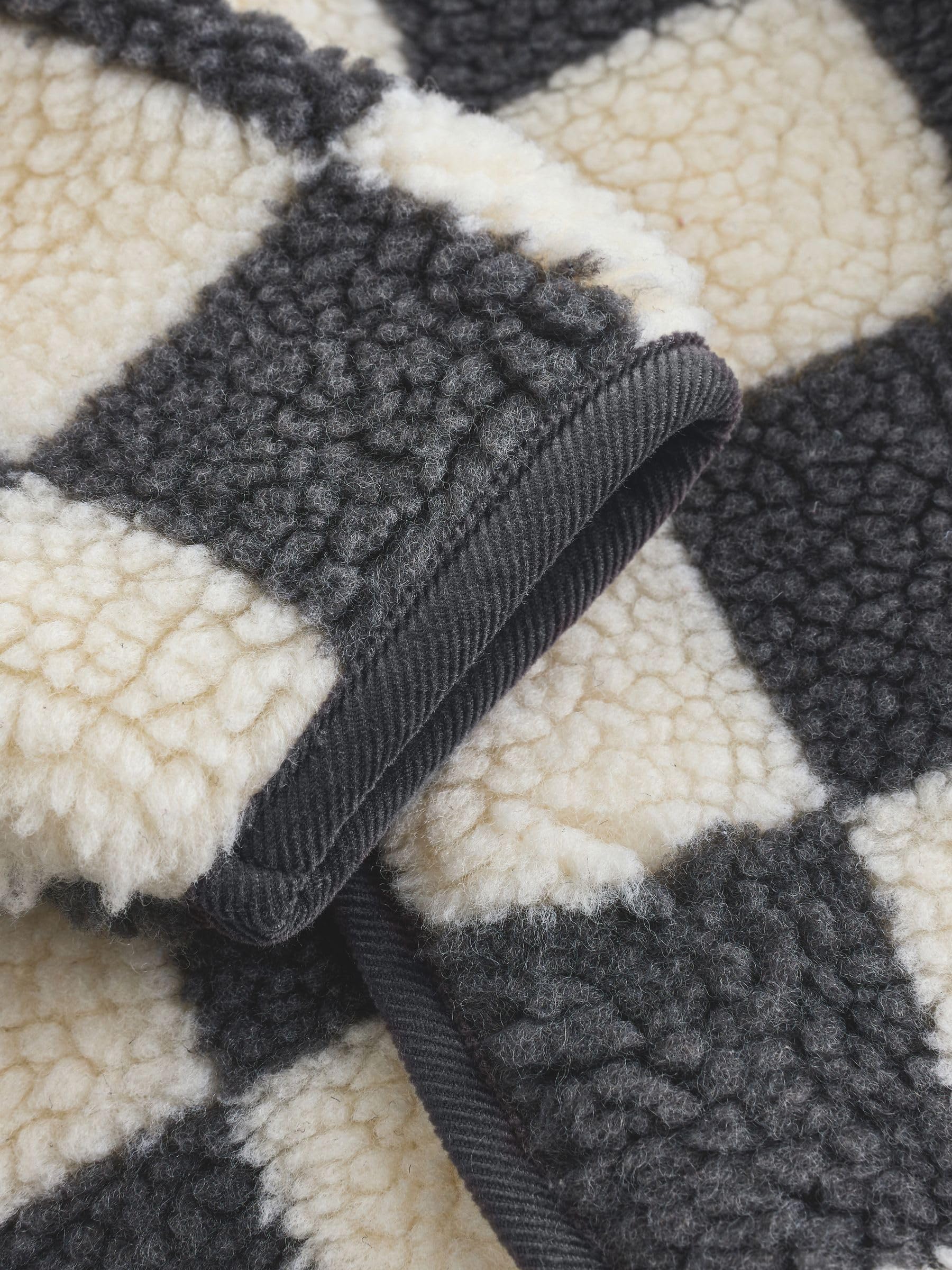 NEXT Baby Jungen Babyjacke aus Teddyfell mit Kapuze