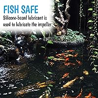 Vista 8 de Bomba sumergible de 400 GPH de 25 W, bomba de agua ultra silenciosa para fuente, 1500 l/h, elevación de 6.56 pies de altura, 3 boquillas - Bomba