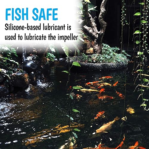 Miniatura 9 de Bomba sumergible de 400 GPH de 25 W, bomba de agua ultra silenciosa, 1500 lh, elevación de 6.56 pies de altura, 3 boquillas - Bomba de agua