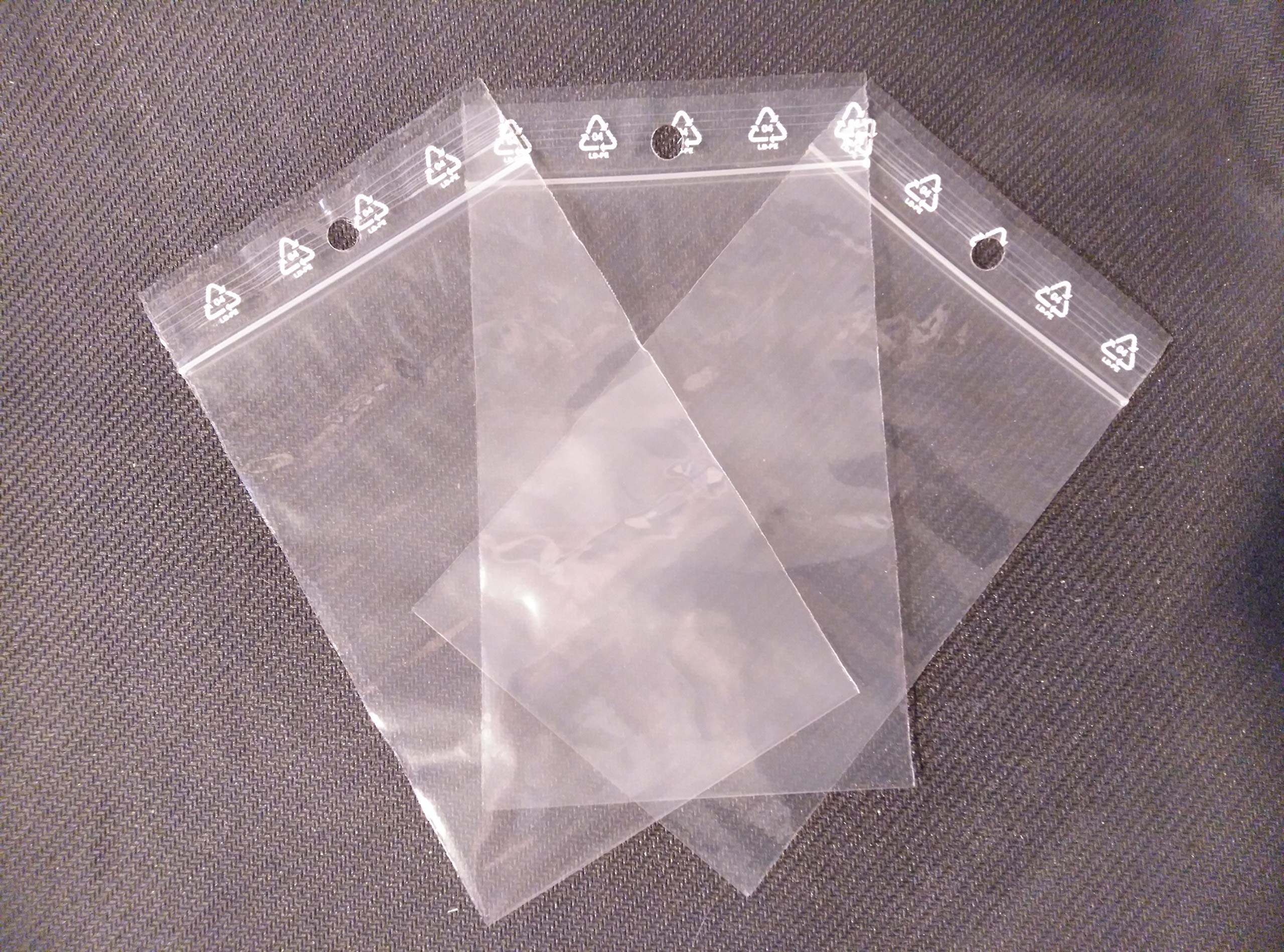 100 Sacchetti In Carta Kraft Con Finestra, Trasparenti, Richiudibili - Foto 8