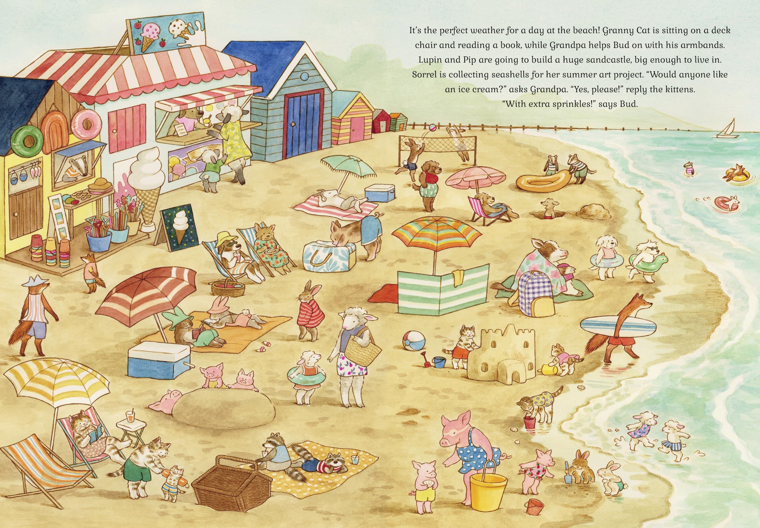Cat Family Four Seasons: A Lift-the-Flap Book with over 140 Flaps (3) (The Cat Family)