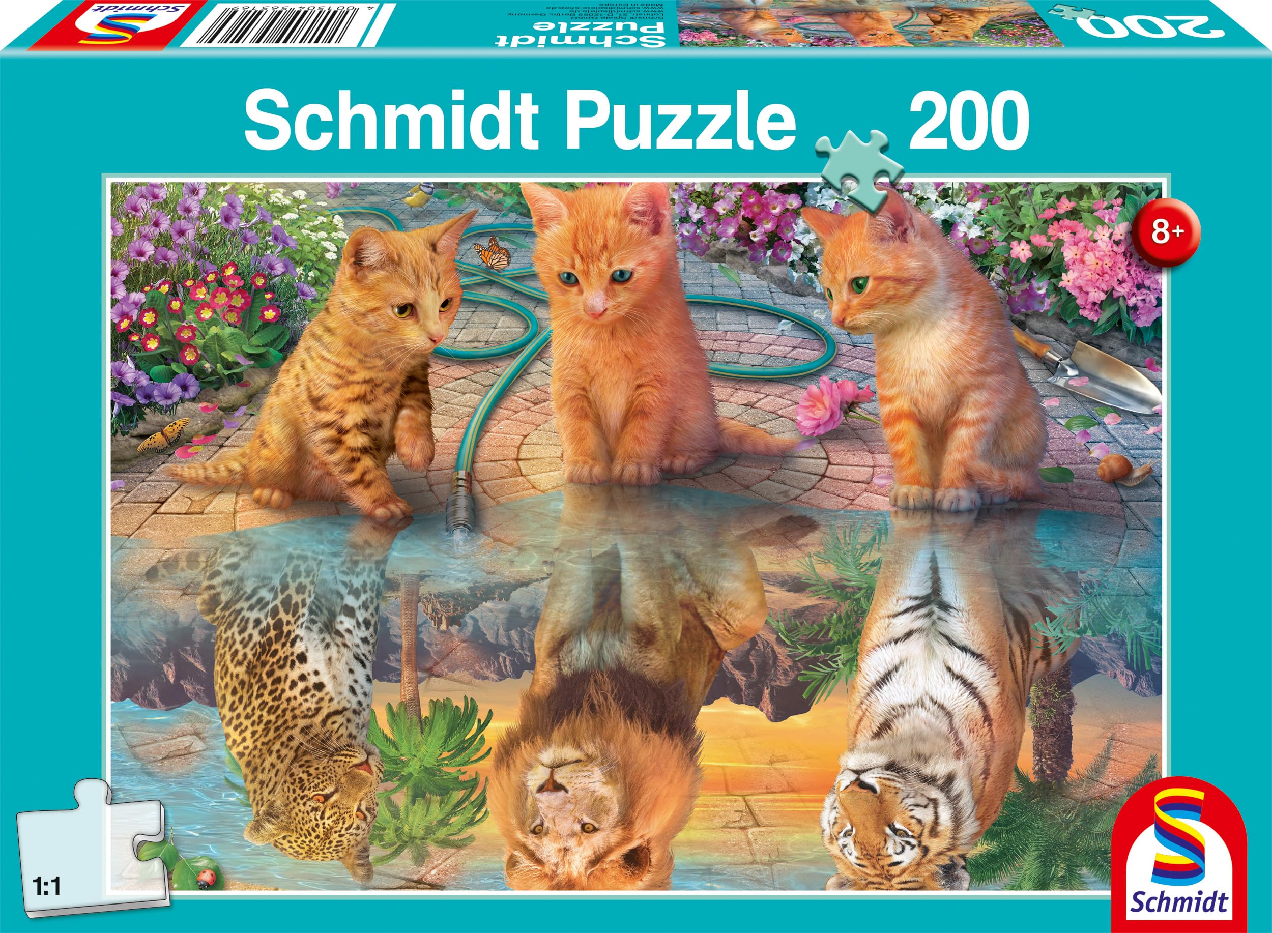 Schmidt Spiele 56516-Puzzle per bambini, 200 pezzi, motivo: Se sono grande, Cartone, Multicolore, 56516