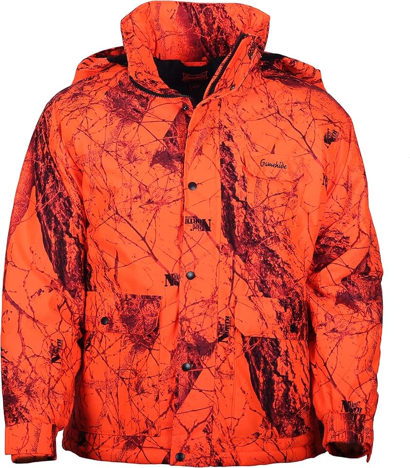 Amazon.com: blaze orange camo jacket