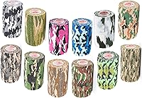 Vista 47 de Cinta adhesiva para veterinarios (negro) (paquete de 2) (4 pulgadas x 15 pies), autoadhesiva, adherente, cohesiva, flexible, autoadhesiva, rollo