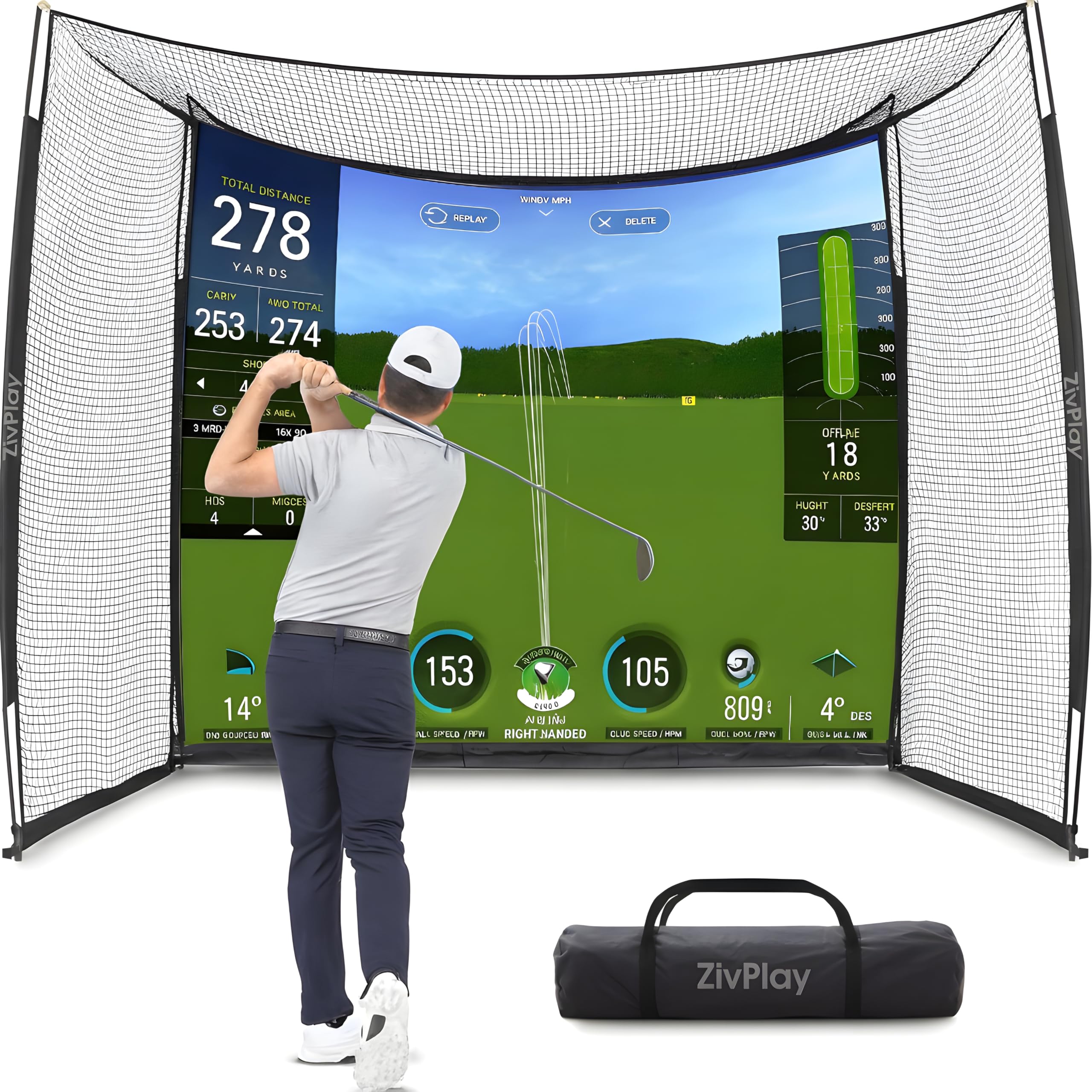 best overhead golf simulator