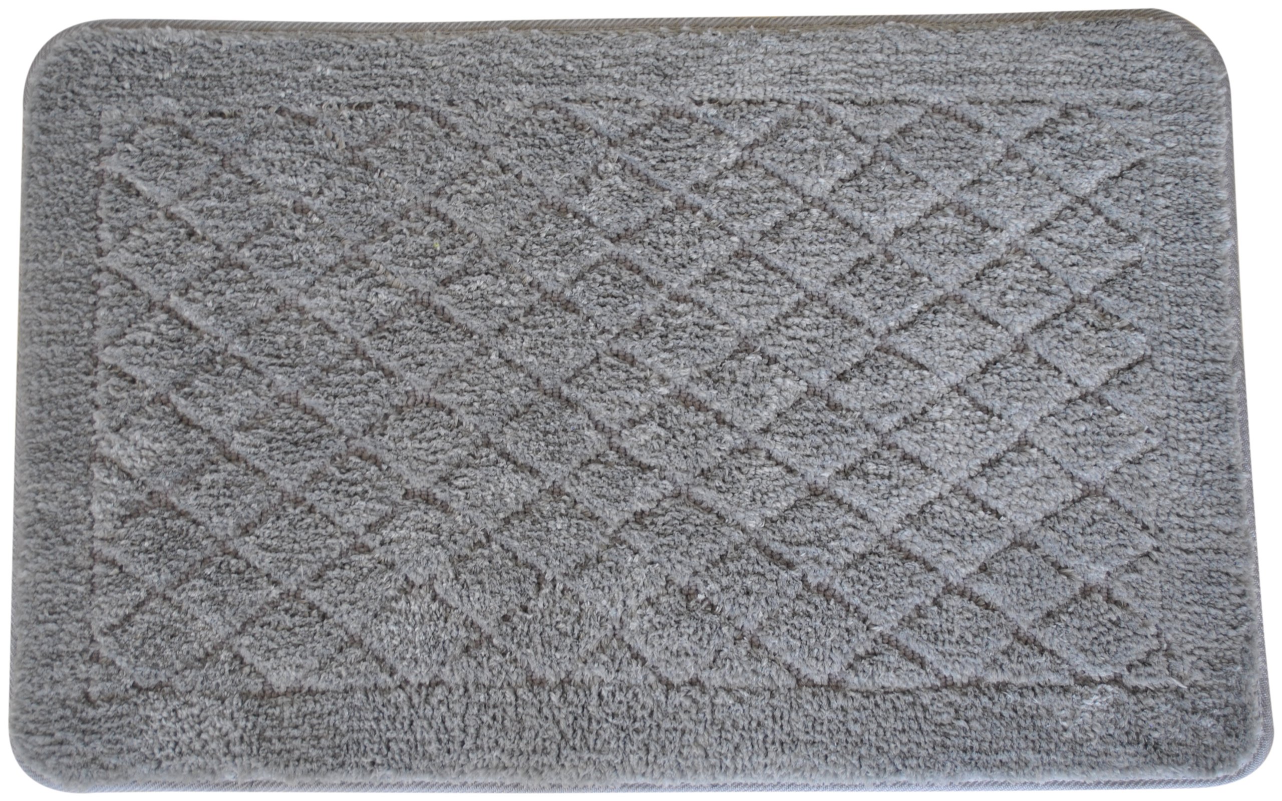 EverRougeMemory Foam 20-Inch by 32-Inch Bath Rug, Gray
