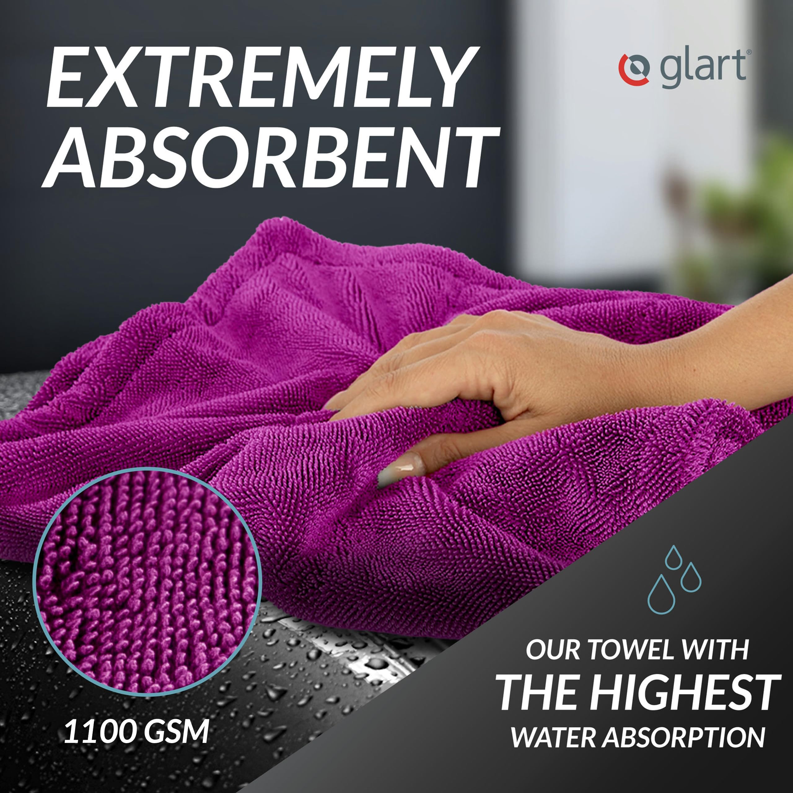 Glart 44TW68P Set Twist Car Drying Cloths XXL - Image 3