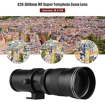 FUJIFILMミラーレス対応！驚異の800mm！！超望遠レンズです！MF ！ Amazon.co.jp: Xtahdge カメラMFスーパー望遠ズームレンズF