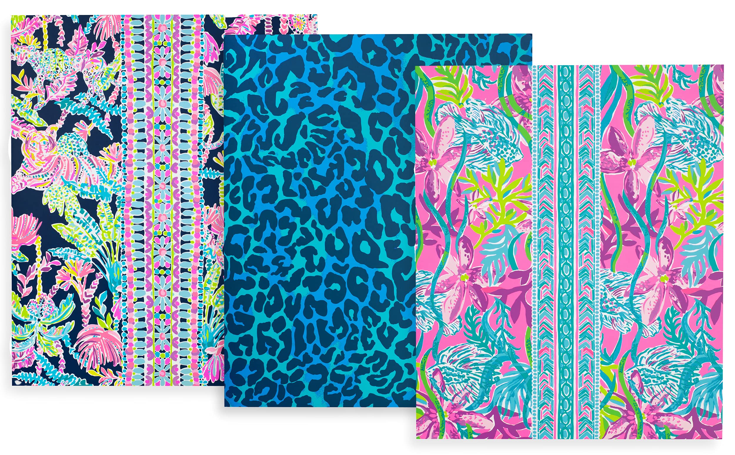 Amazon.com : Lilly Pulitzer 3-Pack Pocket Folder Set, Colorful Letter Size  Document Organizers, Folders Come Hole Punched to Fit Binders, Seen and  Herd (Assorted) : Office Products