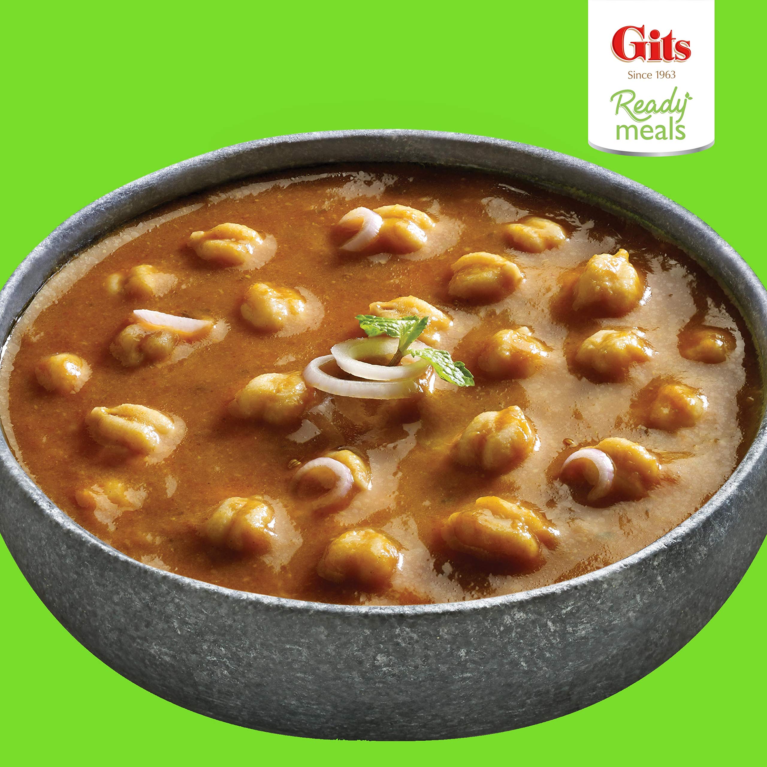 Gits Ready to Eat Chana Masala, Pure Veg, Heat and Eat,1200 g (Pack of 4 X 300g) - Image 8 thumbnail