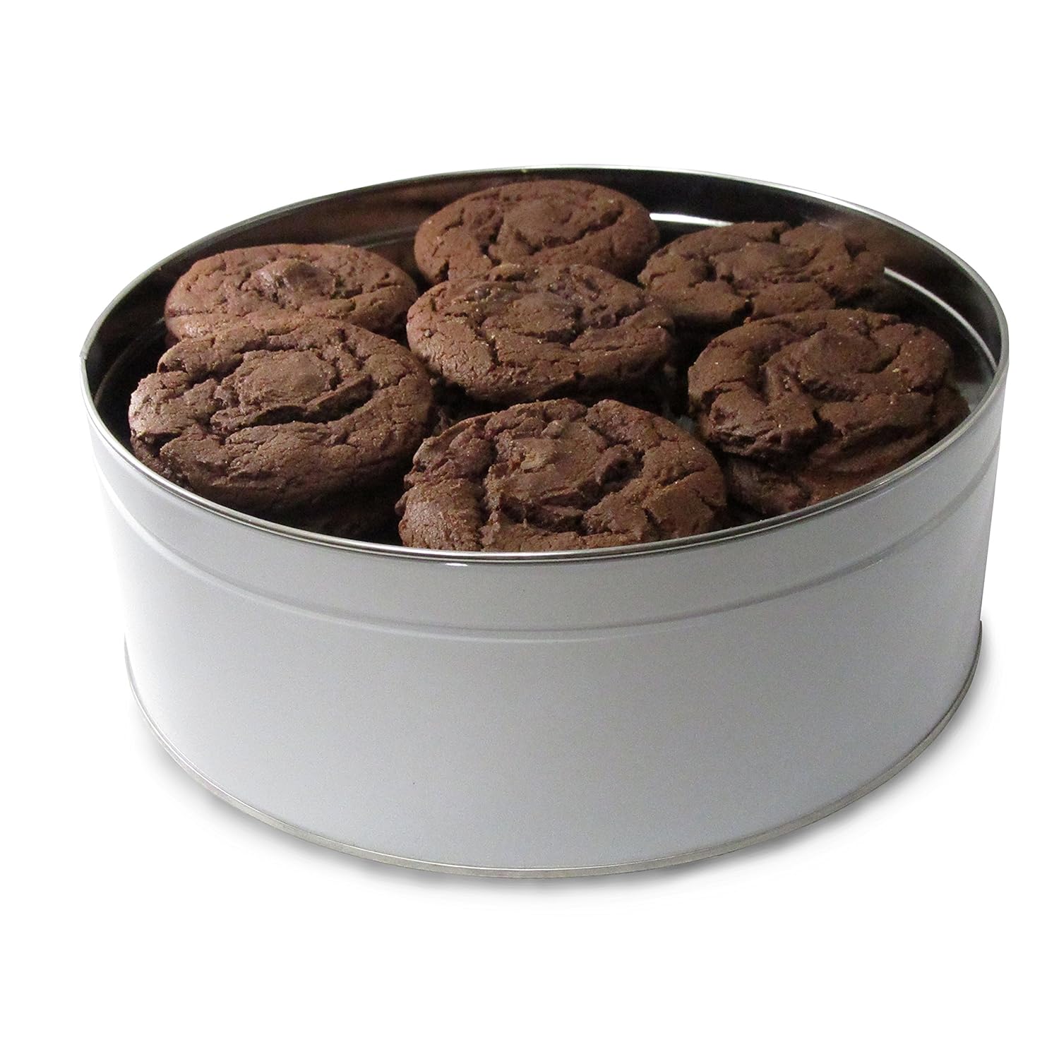 Gimmee Jimmy's Double Chocolate Chip Cookies in a Tin Multiple Size Available (14lb)