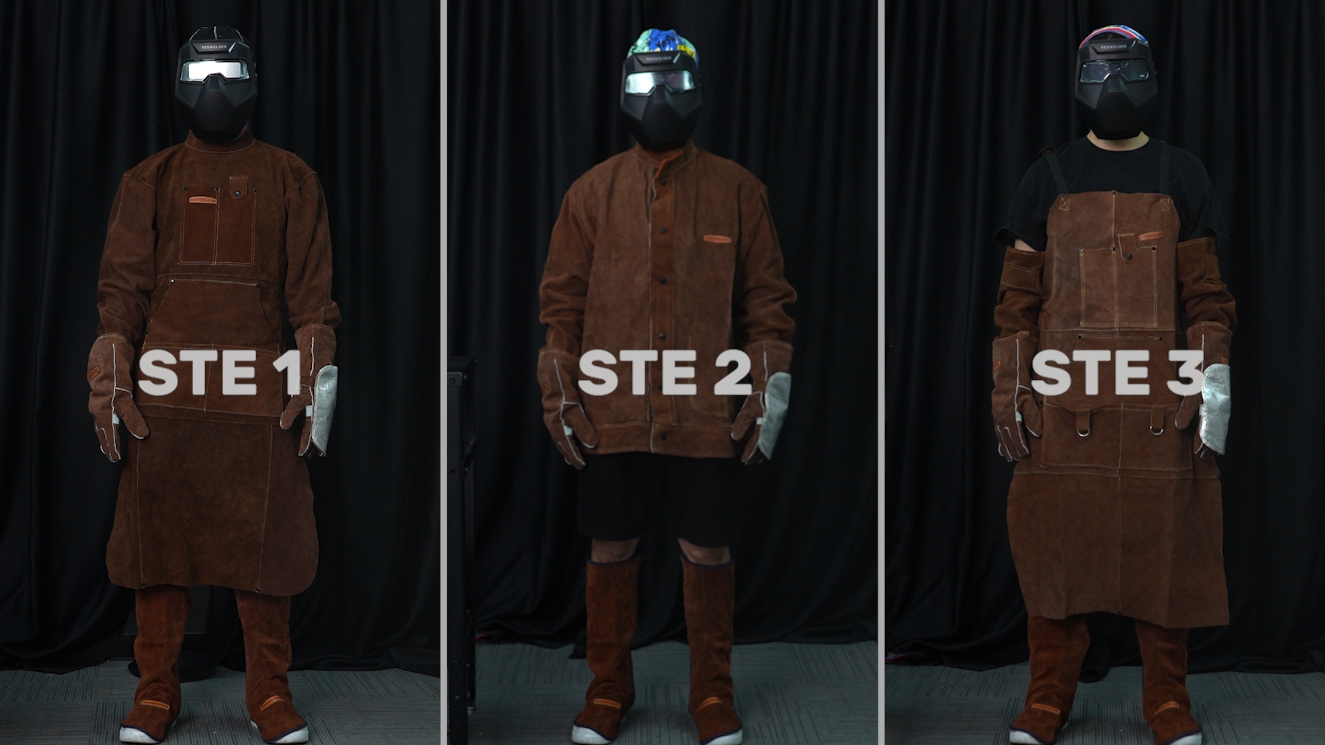 YESWELDER Leather Welding Jacket for Men Women，Heavy Duty Welder