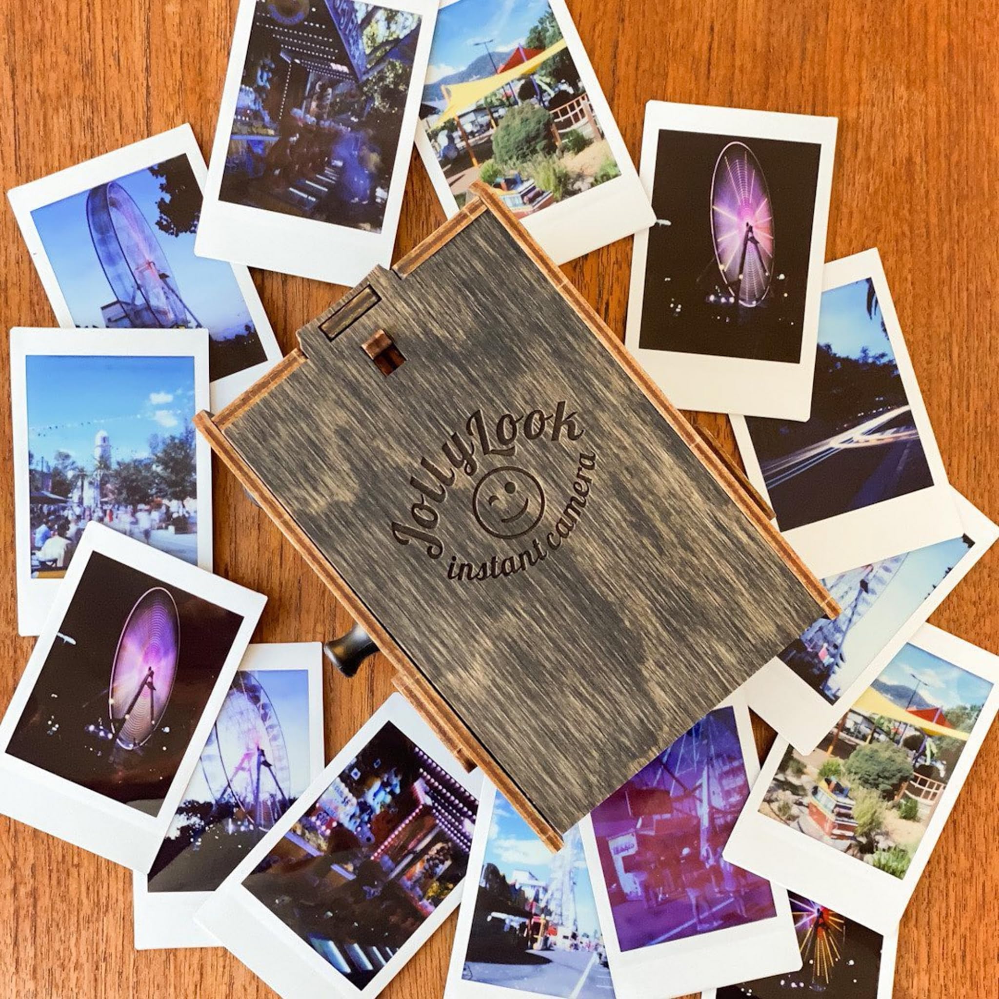 Jollylook Nahtbildkamera aus Holz, Braun