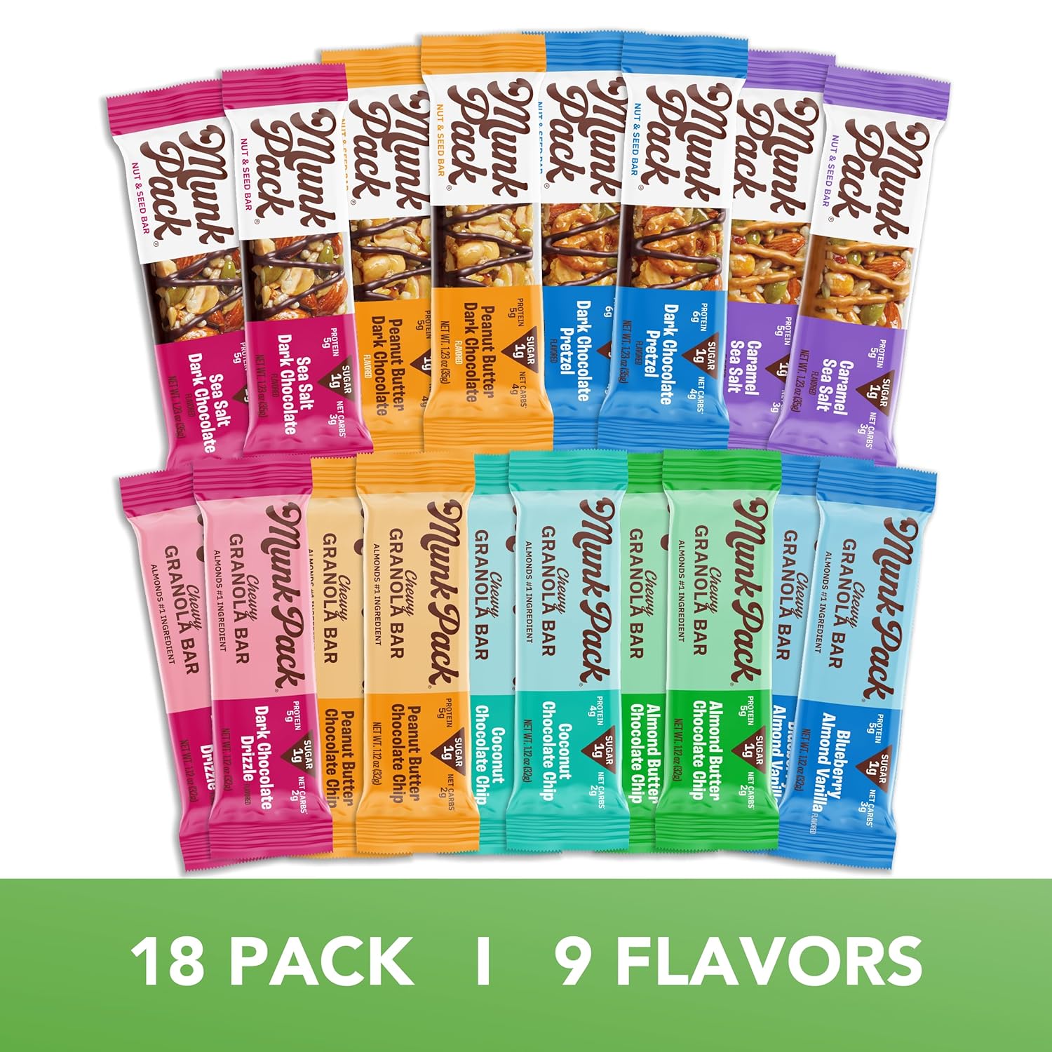 Keto Granola Bars and Nut & Seed Bars – Low Carb, Gluten-Free, Grain-Free, Plant Based – Keto Snack Box