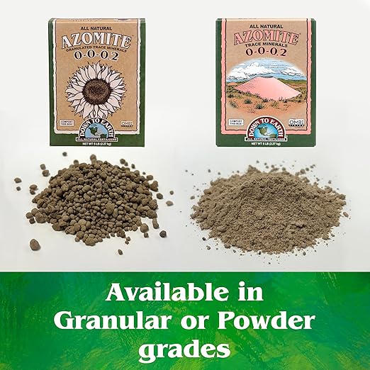 Down To Earth All Natural Fertilizers Azomite Polvo con Minerales Traza 1 lb miniatura 6