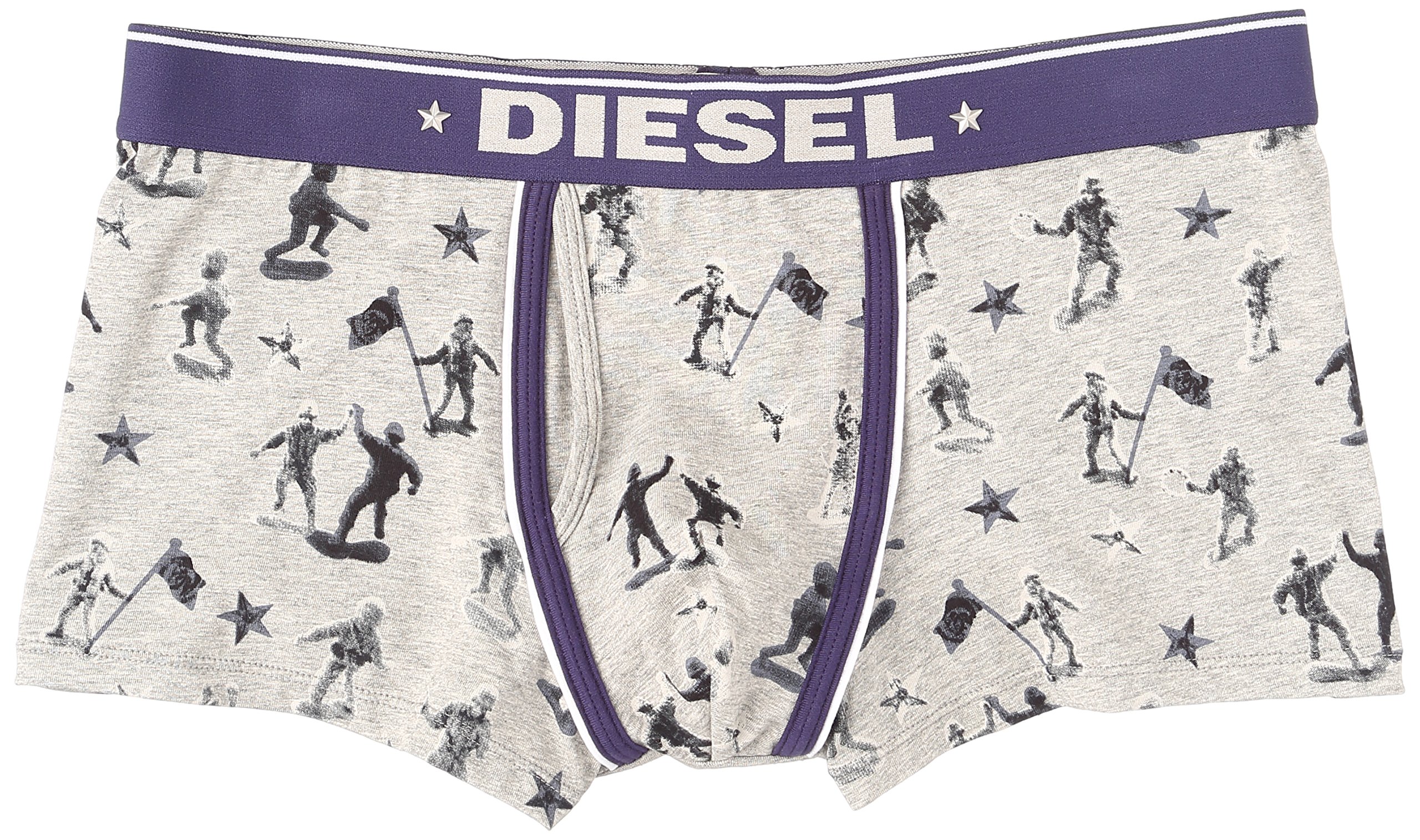 Diesel Divine Boxer Briefs - Men's Boxer Briefs in Grey Turquoise | Buckle